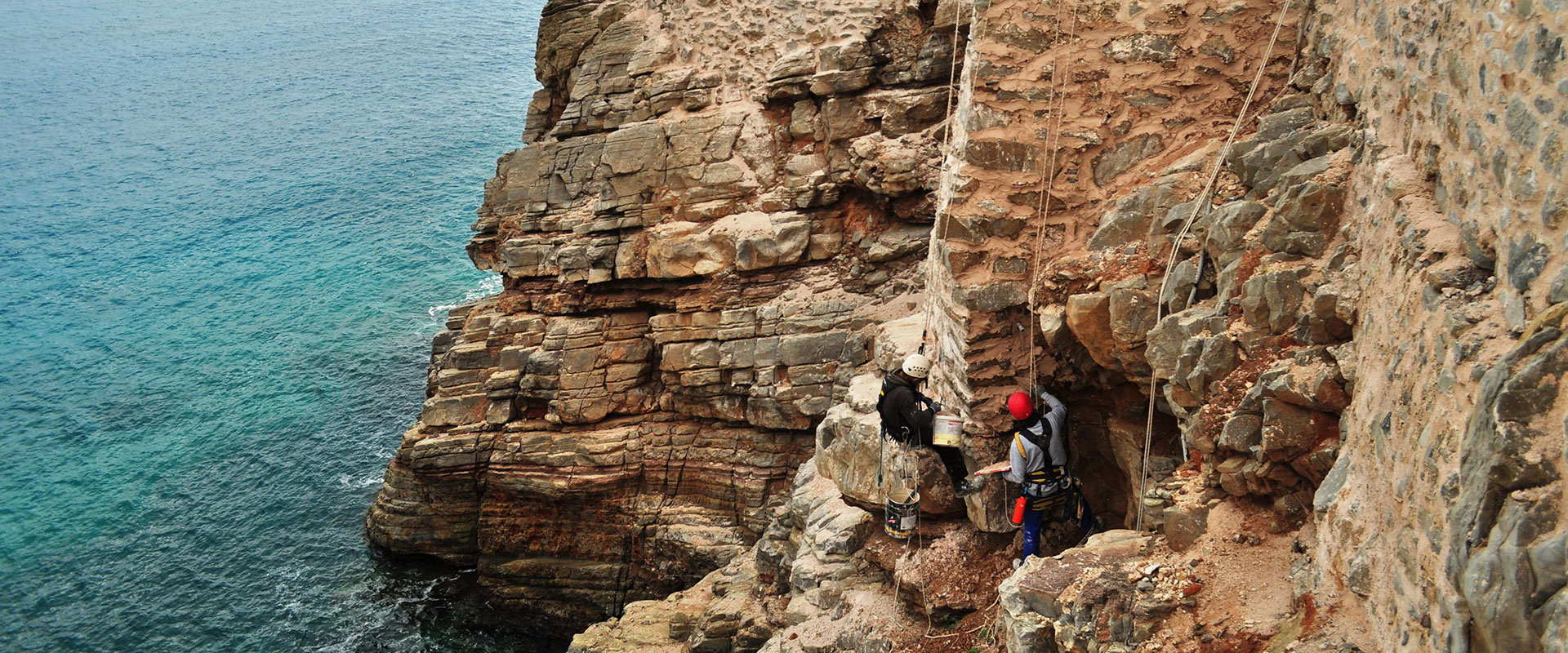 Νήσος Σπιναλόγκα: Αποκατάσταση λιθοδομής του ανατολικού τείχους
